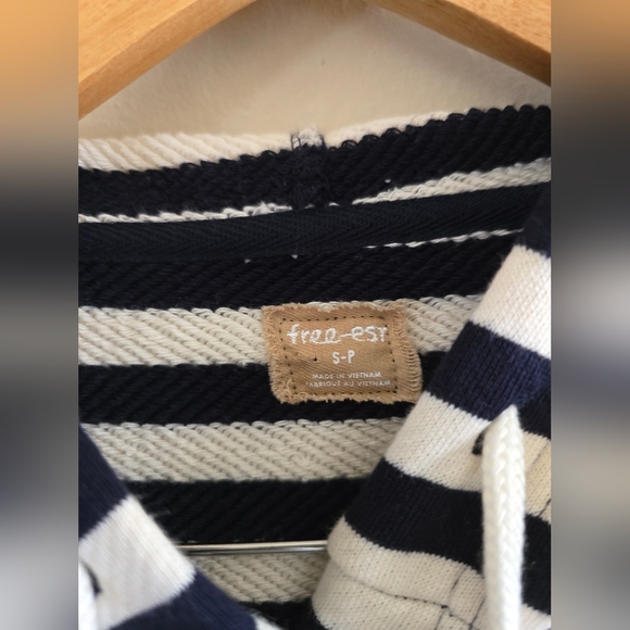 FREE PEOPLE, Remi Cardi, Nautical Stripe Combo, Size Small, MSRP $128 - Picture 5 of 9